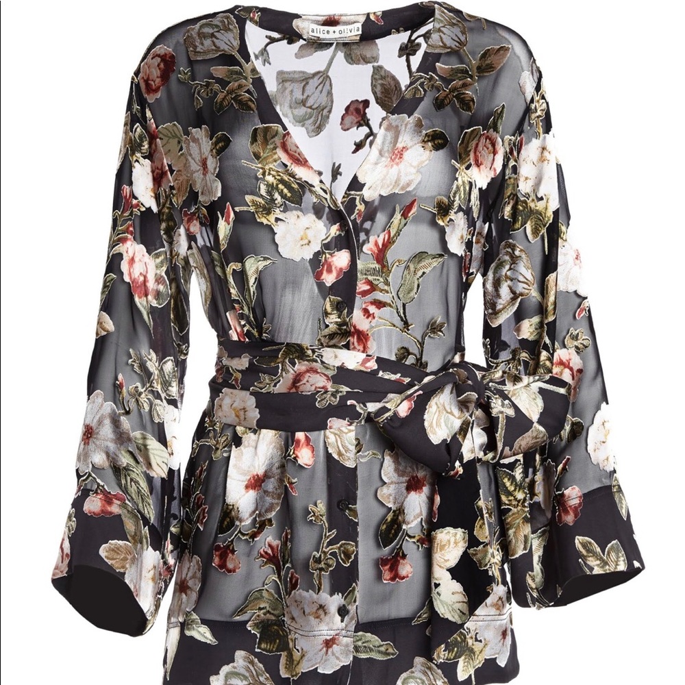 Alive + Olivia Rosario Tie Waist Kimono Top